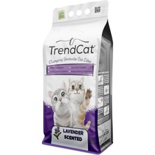 TrendCat Lavanta Kokulu Topaklanan Koku Hapseden Tozsuz 10 Lt Kedi Kumu