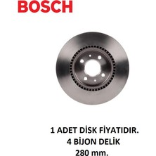 Bosch Ön Fren Diski Hyundai Bayon Bc3 I20 2-3 Kia Rio 3-4 Stonic 2017+ 517121W000 0986479B05 Bosch
