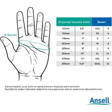 Ansell Alphatec 87-190 Kimyasal ve Sıvı Korumalı Iş Eldiveni