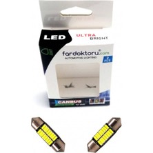 Fardoktoru 31MM Beyaz 16 Smd Sofit Oto LED Ampulü