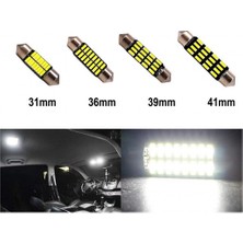 Fardoktoru 31MM Beyaz 16 Smd Sofit Oto LED Ampulü