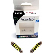 Fardoktoru 39MM Beyaz 16 Smd Sofit Oto LED Ampulü