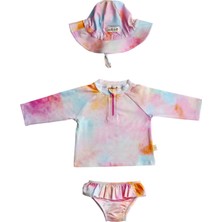 Miela Kids Uv Korumalı Uzun Kollu Mayo Set - Kız