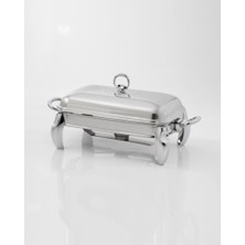 MAT Steel Mum Isıtıcılı Dikdörtgen Servis Seti 1,5 Lt