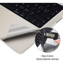 McStorey Macbook Air 15.3 Inç M2-M3, Touchpad Sticker Film Koruyucu (2023-2024) A2941 A3114 ile Uyumlu