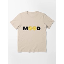 Otuz5 Mood Baskılı Bisiklet Yaka T-Shirt