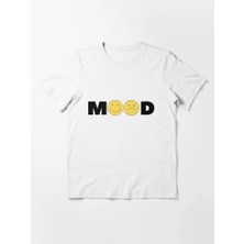 Otuz5 Mood Baskılı Bisiklet Yaka T-Shirt