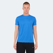 Slazenger REPUBLIC MTR Erkek Tişört Saks Mavi