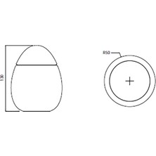 Bocchı Uovo 3023-0004 Seramik Pamukluk