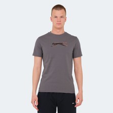 Slazenger VEDRAN KTN Erkek Tişört Koyu Gri