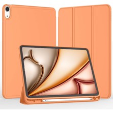 Five-E iPad Air 11 Inç 6. Nesil Kalemlikli Uyku Modlu Yatay Standlı Stromix Smart Kılıf A2902 A2903 A2904