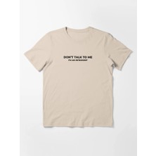 Otuz5 Dont Talk To Me Baskılı Bisiklet Yaka T-Shirt