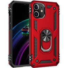 Tecno Gelisen Apple iPhone 12 - Uyumlu Zore Vega Kapak-Kırmızı