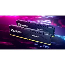 KINGSTON 16GB 6000MT/s DDR5 CL36 DIMM (Kit of 2) Beast Black EXPO Turkey KF560C36BBEK2-16TR - RAM