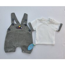 Sweet Cotton Salopet + T-Shirt Bebek Takim