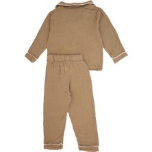 RG Brand Kız / Erkek Çocuk %100 Muslin Pijama Takımı_RG1548