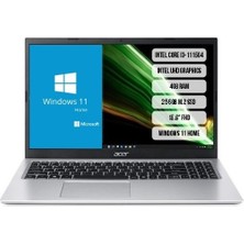 Acer A315-58-36YJ Intel Core i3-1115G4 4GB 256GB SSD FHD Graphics 15.6'' Windows11 Home