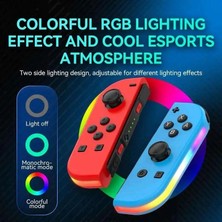 Byoztek Nintendo Switch OLED Yüksek Kapasite Titreşimli Rgb Işıklı Oyun Kolu