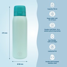 Tapp Water Bottlepro - Yeniden Kullanılabilir Su Filtresi Şişe 750 Ml. 80’den Fazla Kirletici Madde Filtreler. Bpa Içermez. Sürdürülebilir Yedek Filtre