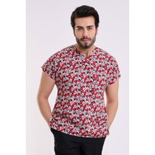 Bilenn Tekstil Yarasa Kol Dijital Unisex Desenli Üst - 6531 Mickey Mause