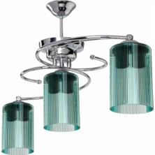 Altıntepe Işıl 3lü Avize Optik Başlıklı Yeşil