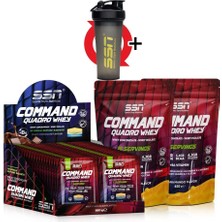 SSN Sports Style Nutrition Command Quadro Whey 1780 Gr 70 Şase MIX Çikolata- Muz Mango ( 40 x 1 box - 15 x 2 Doypacks) Kombinasyon