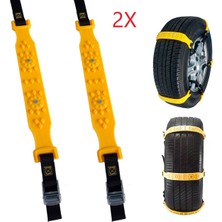 Cdwishbest 2 Adet Araba Kar Lastiği Zinciri Araba Off-Road Lastikleri Kar ve Çamur Tahliyesi Için Kaymaz Zinciri Çamur Tuzağı Evrensel Tip Aksesuar (Yurt Dışından)