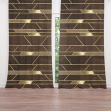 A2ZTR Dijital Baskılı Fon Perde Iki Kanat