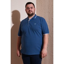 Buratti Büyük Beden Pamuklu Regular Fit Polo Yaka T Shirt Erkek Polo Yaka T Shirt 5902118B
