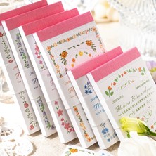 Bifeng Shop E Tarzı Journamm Ack Çiçek Dantel Bloknot Kraft Kağıt Çerçeve Malzemeleri Kolaj Kırtasiye Dıy Scrapbooking Yaratıcı Notlar Kağıt (Yurt Dışından)