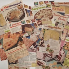 Bifeng Shop No.3 Tarzı Retro Gıda Posteri Peynirli Kek Scrapbooking Dergisi Arka Plan Malzemesi Kağıt Kart Yapımı Dıy Yaratıcı Memo Kırtasiye (Yurt Dışından)