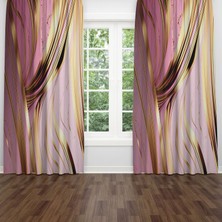 A2ZTR Dijital Baskılı Fon Perde Iki Kanat