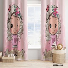 A2ZTR Dijital Baskılı Fon Perde Iki Kanat