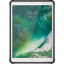 Megafox Teknoloji Apple iPad 9.7 2017 (5.nesil) Uyumlu Tablet Kılıfı Defens Sert Pc Standlı Kılıf