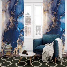 A2ZTR Dijital Baskılı Fon Perde Iki Kanat