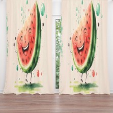 A2ZTR Dijital Baskılı Fon Perde Iki Kanat