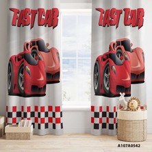 A2ZTR Dijital Baskılı Fon Perde Iki Kanat