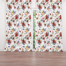 A2ZTR Dijital Baskılı Fon Perde Iki Kanat