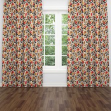 A2ZTR Dijital Baskılı Fon Perde Iki Kanat