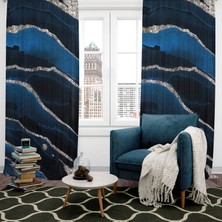 A2ZTR Dijital Baskılı Fon Perde Iki Kanat