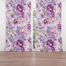 A2ZTR Dijital Baskılı Fon Perde Iki Kanat