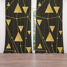 A2ZTR Dijital Baskılı Fon Perde Iki Kanat