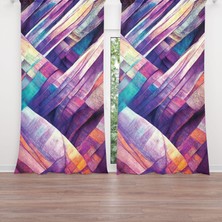 A2ZTR Dijital Baskılı Fon Perde Iki Kanat