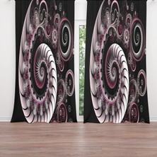 A2ZTR Dijital Baskılı Fon Perde Iki Kanat