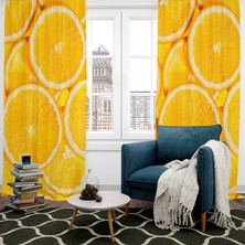 A2ZTR Dijital Baskılı Fon Perde Iki Kanat