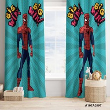 A2ZTR Dijital Baskılı Fon Perde Iki Kanat