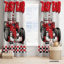 A2ZTR Dijital Baskılı Fon Perde Iki Kanat