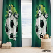 A2ZTR Dijital Baskılı Fon Perde Iki Kanat