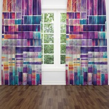 A2ZTR Dijital Baskılı Fon Perde Iki Kanat