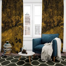 A2ZTR Dijital Baskılı Fon Perde Iki Kanat